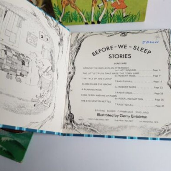 Wonder & Other Vintage Children's Book Lot Hardcover Tuggy ETC - Picture 2 of 3
